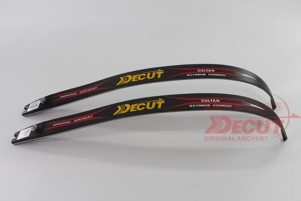 

New limb Decut SULTAN Carbon and Maple Limbs ILF Universal game competitive Recurve Bow LImbs For 68 inches Recurve Bow 28-42lbs