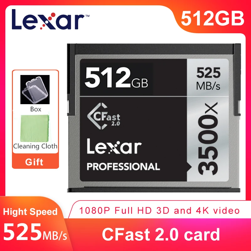 Lexar - 【良品】Lexar 128GB 3500x CFast 2.0×2枚組 Amazon.co.jp: Lexar 128GB プロフェッショナル 3500x CFast 2.0