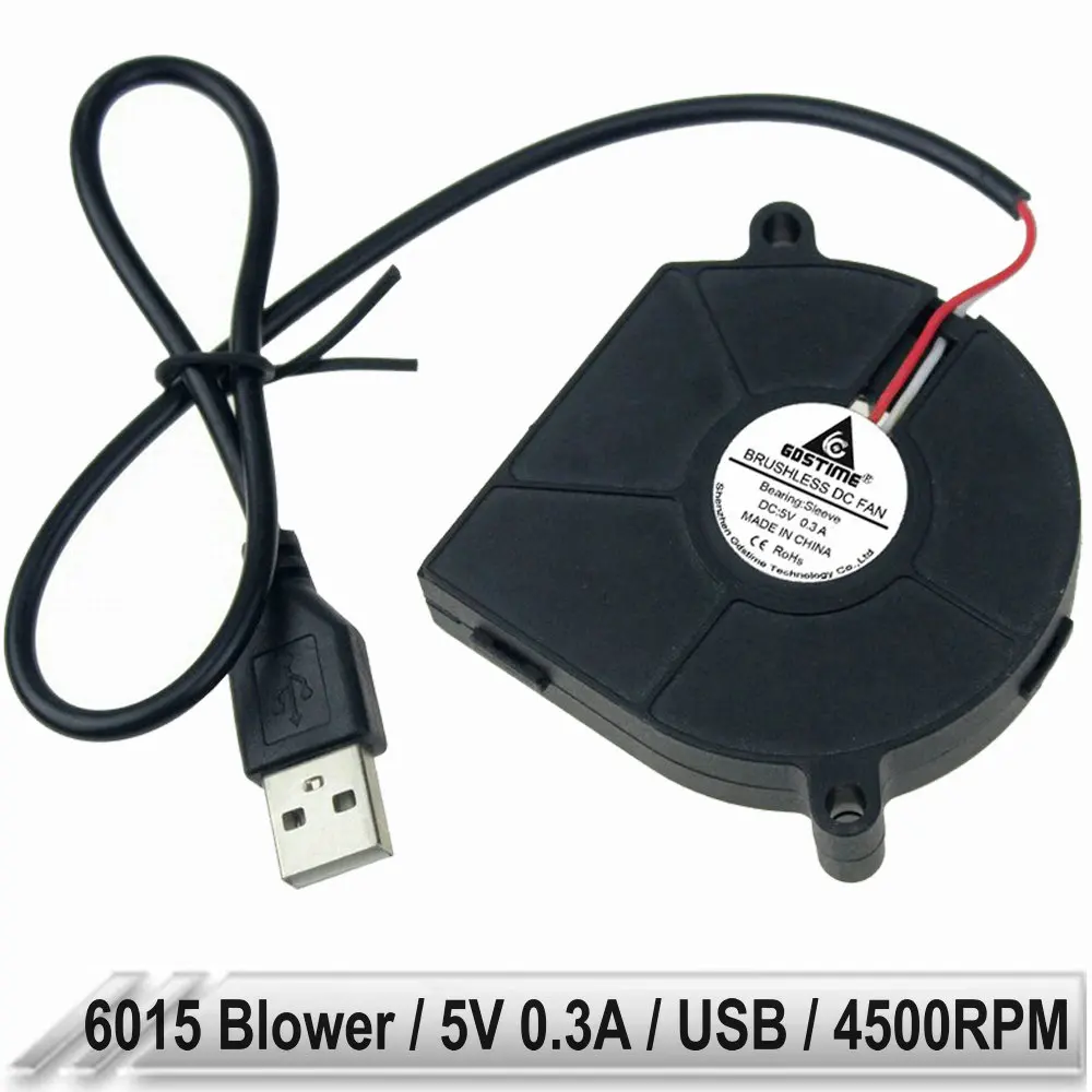 5 шт./партия вытяжной вентилятор Gdstime USB в 6 см 60 мм 60x15 мм|blower fan|exhaust blower fansexhaust |