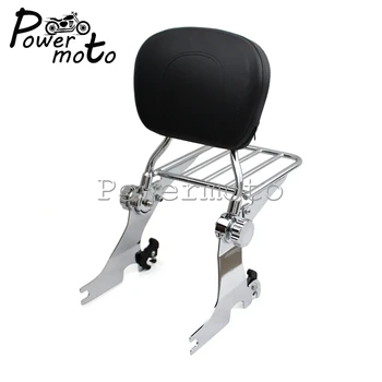 

For Harley Sportster XL 883 1200 Iron SuperLow Custom 2004-Up Motorcycle Adjustable Sissy Bar Backrest Detachable Luggage Rack