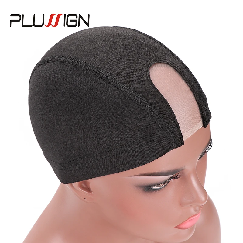 Plussign 10pcs Wholesale Spandex Mesh Dome Wig Cap Elastic Hair Net