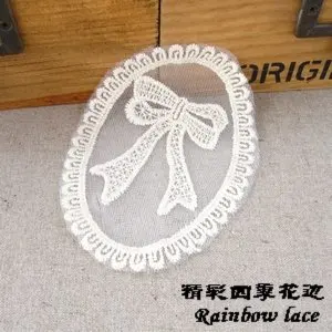 

free fee wholesale 7.5*10cm cloth Tiehua flower Cotton Lace Doilies hand made Crochet cup mat Crochet Lace Doily