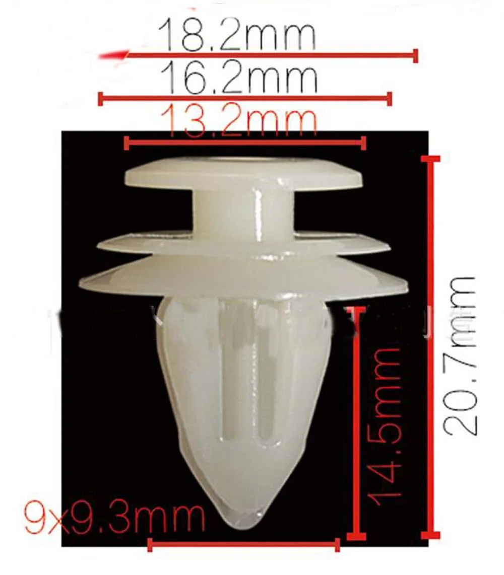 1000PCS Universal Solid Door Latch D03 High Quality Car Bumper Fixed