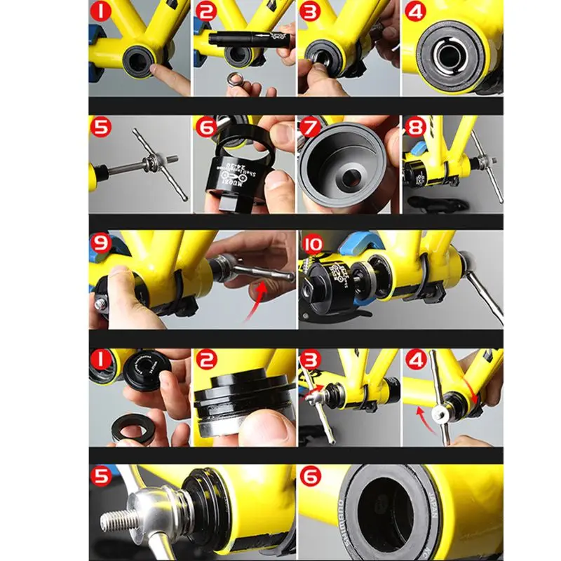 1 комплект профессиональная версия велосипедный пресс-в центре вала статическая установка и удаление набор инструментов BB86/30/92/PF30