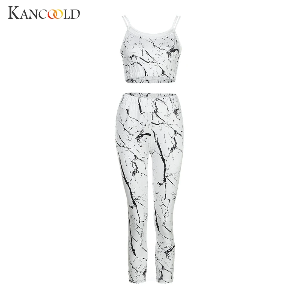 Женский спортивный костюм KANCOOLD комплект из 2 предметов майка и штаны