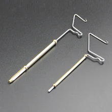 Fly fishing роторный хлыст финишер встроенный наполовину сцепка из лучших латунных материалов/устройство для завязывания узлов и инструменты для завязывания мух изготовление приманок