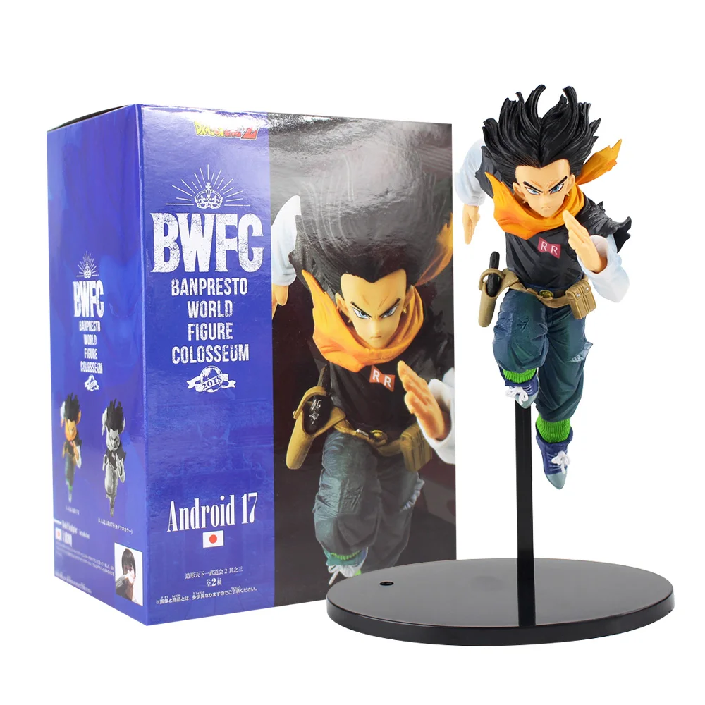 

Dragon Ball Super BWFC Android 17 Lapis Action Figure Tournament of Power World Figure Colosseum Model Toys