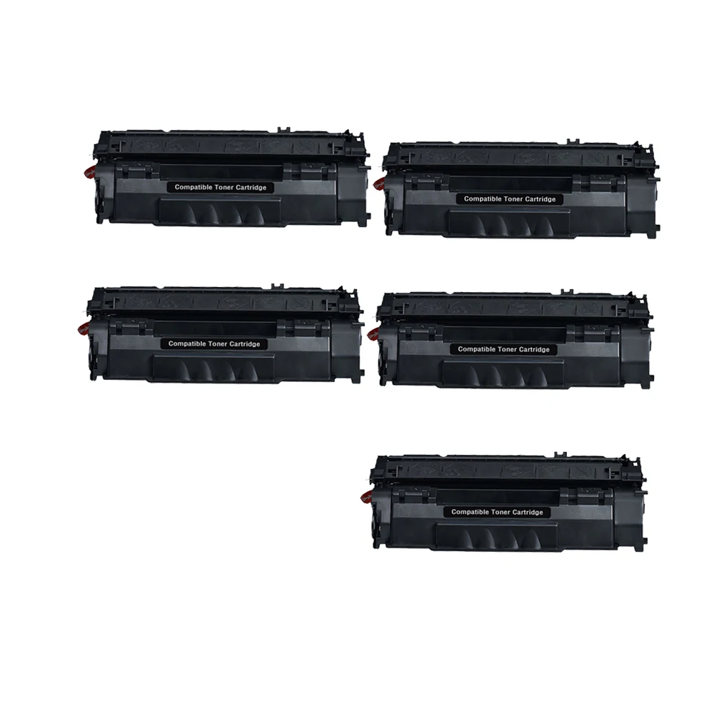 Compatible For 708 CRG708 5 Pack Black Toner Cartridge For Canon LBP 