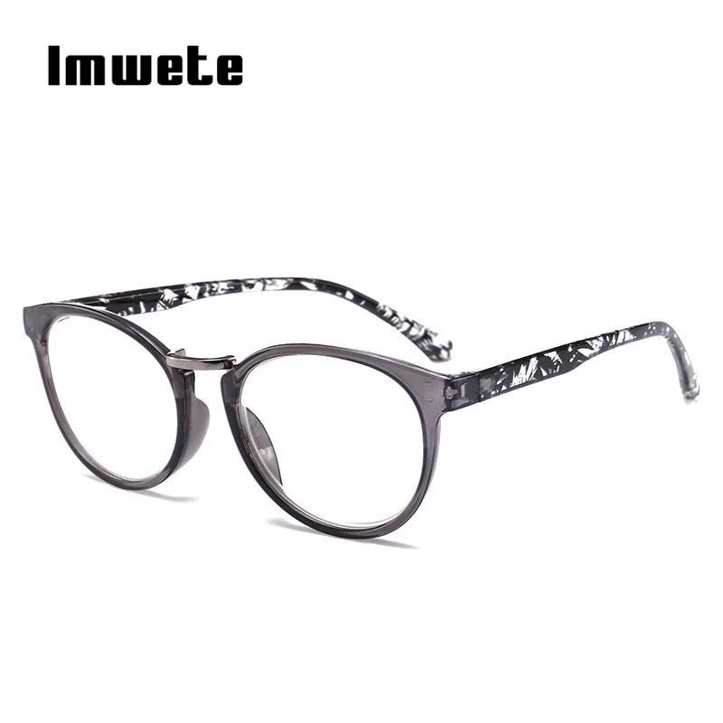 

Imwete Printed Legs Reading Glasses Spring Hinge Rectangular Fashion Presbyopic Reading Glasses Frame 1.5 2.0 2.5 3.0 3.5 4.0
