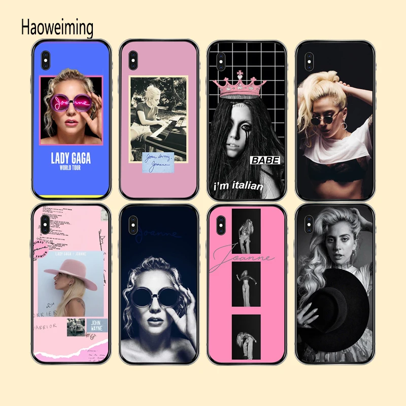 Чехол для телефона Lady JOANNE GAGA iphone X XS Max XR 5S SE 6 6S 7 7plus 8 Plus роскошный мягкий ТПУ