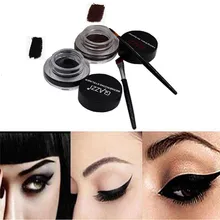 Карандаш для глаз 1 коробка с 2 шт гелевая подводка для глаз Косметические кисти для макияжа черная жизнь водонепроницаемый делимитация ojos профессиональный