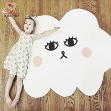 Детские коврики детское одеяло белое облако стиль лицо Одеяло детский спальный коврик одеяло s постельные принадлежности Детская комната украшение