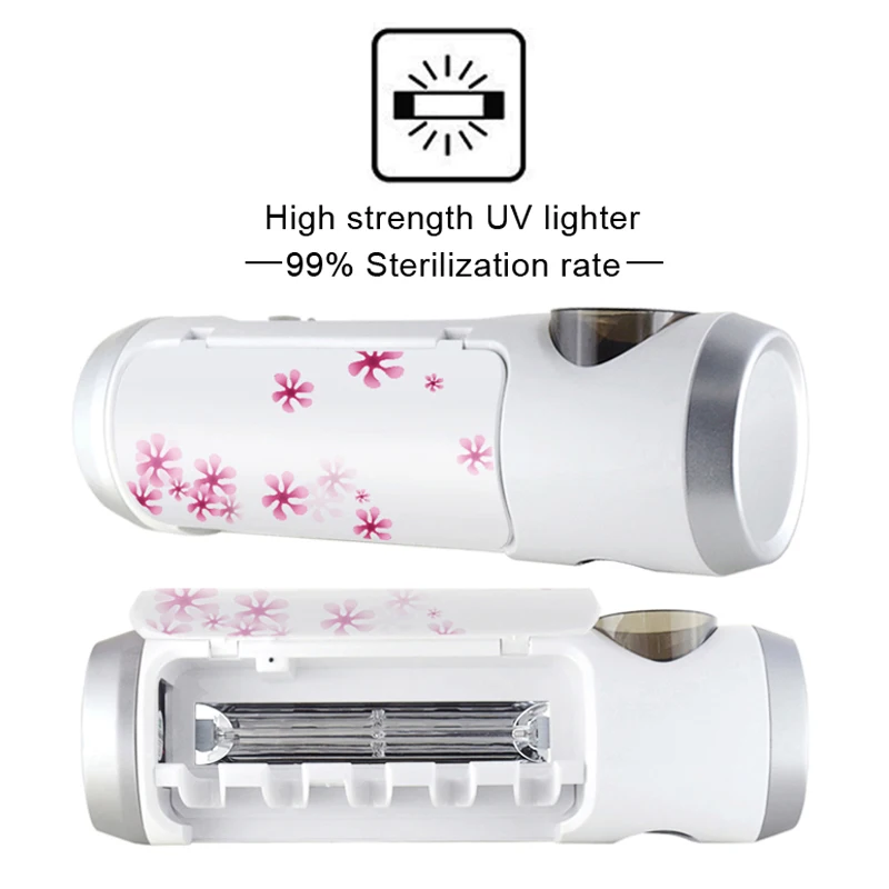 Sarmocare B100 Toothbrush sterilizer UV lamp sterilization Family Pack electric Toothbrush Head Cleaner Toothpaste Holder