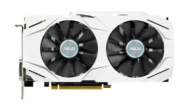 ASUS DUAL-GTX1060-O 3g 1569-1809 МГц GTX1060 3g DDR5 192bit игровая графика б/у 95