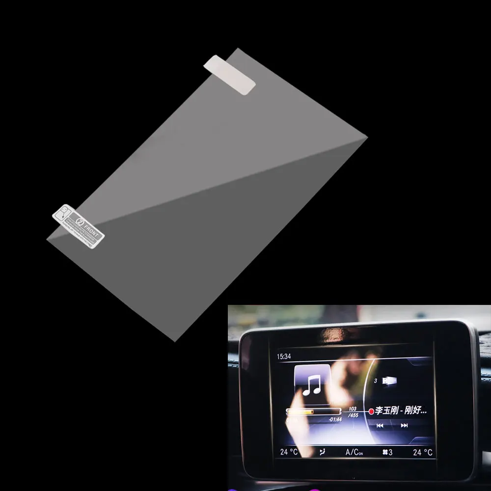 #*Cheap BBQ@FUKA Fit For Mercedes Benz E Class E260 Car Navigator Dashboard Protective Film Tempered Glass Screen Protector Shield