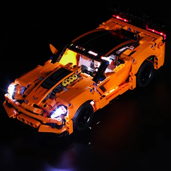 

LED Light With Lego 42093 Technology Building Blocks Chevrolet ZR1 Sports Car Toys For Children in Toys Christma Gift Highly DIY
