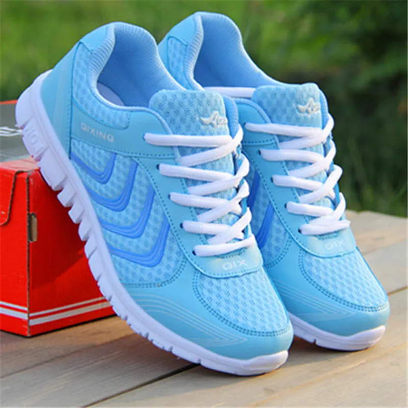 Casual Woman Breathable Shoes Zapatillas Mujer2015 New Fashion Flat With Women Shoes Tenis Fashion Style Mesh