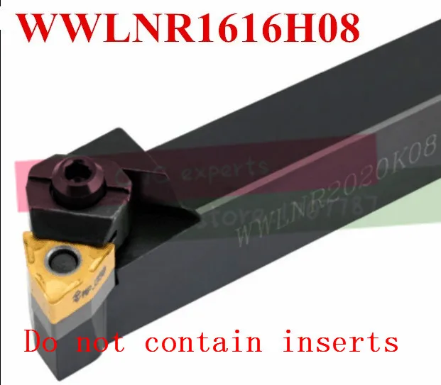 

WWLNR1616H08 16*16*125MM CNC Turning Tool, Metal Lathe Cutting Tools,Lathe Machine Tools, External Turning Tool W-Type WWLNR/