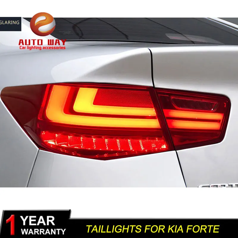 Тюнинг автомобиля тюнинг автомобилей для Kia Forte задние фонари 2014 2018 светодиодные