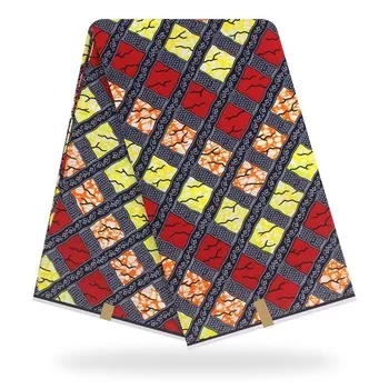 

African Wax Prints Fabric 100% Cotton Wax Veritable Ankara Fabric Veritable Wax Veritable Guaranteed Real Pagne Wax 6yard 2020