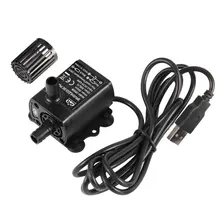 Decdeal ultra-cicha Mini bezszczotkowa pompa wodna DC/USB 5/12V 5-10W 250-400L/H Lift 300cm zatapialna fontanna akwarium krążące