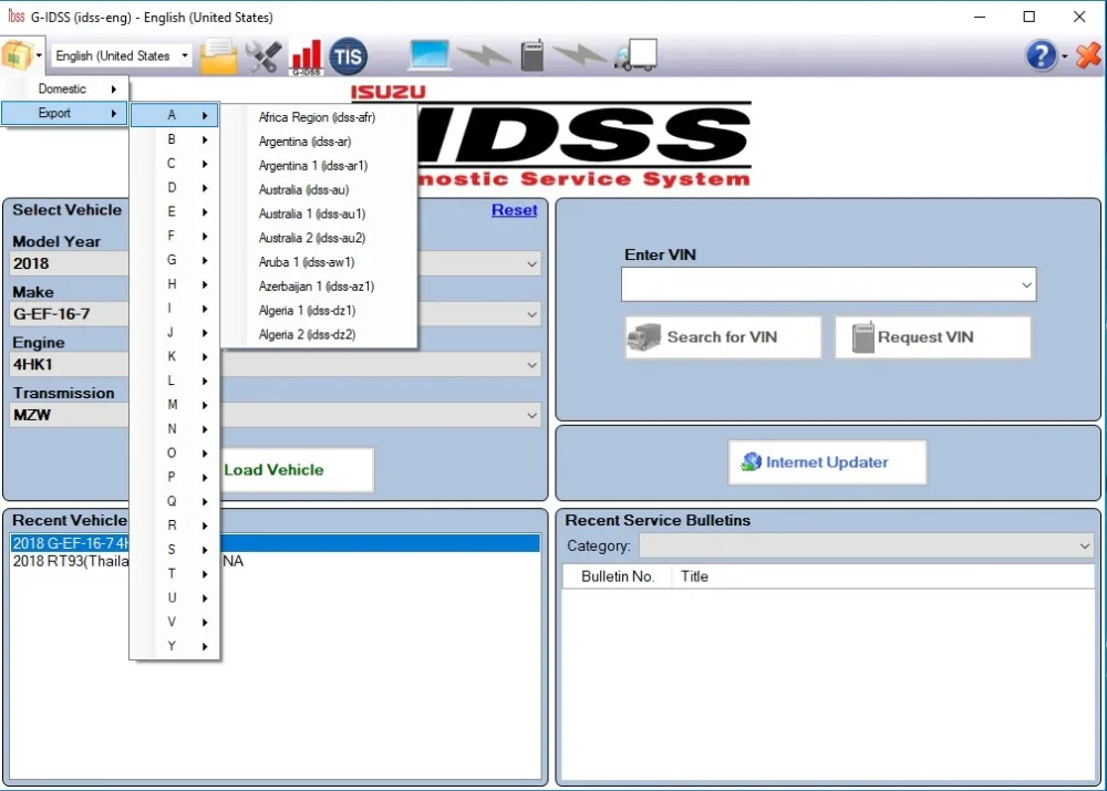 

for ISUZU G-IDSS II 2018 EXPORT ENGINEERING SUPPORTS J2534 PASSTHROUGH NEXIQ AND MDI+keygen