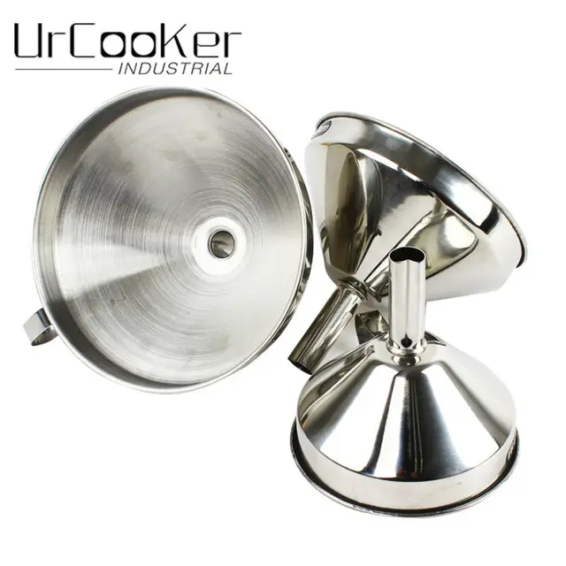 3 Pc Stainless Steel Funnel Set Funnel Kitchen Tools Stainless Steel
