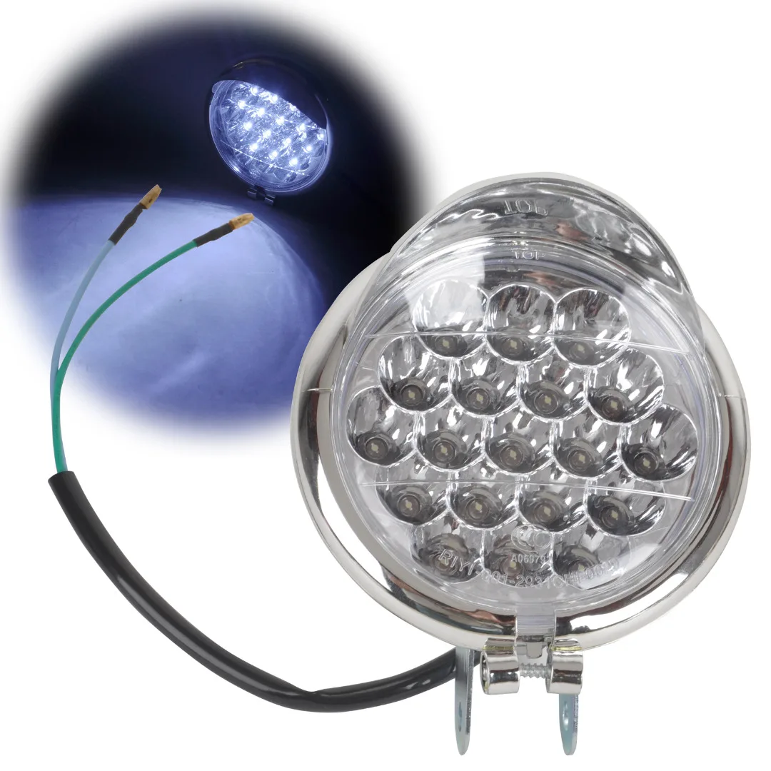 1pcs 12V 19LED Electrical Motorcycle LED Fog Light Super White Fog Spot Lamp Light Headlight for Most of Motorcycles 1pcs 12V 19LED Electrical Motorcycle LED Fog Light Super White Fog Spot Lamp Light Headlight for Most of Motorcycles