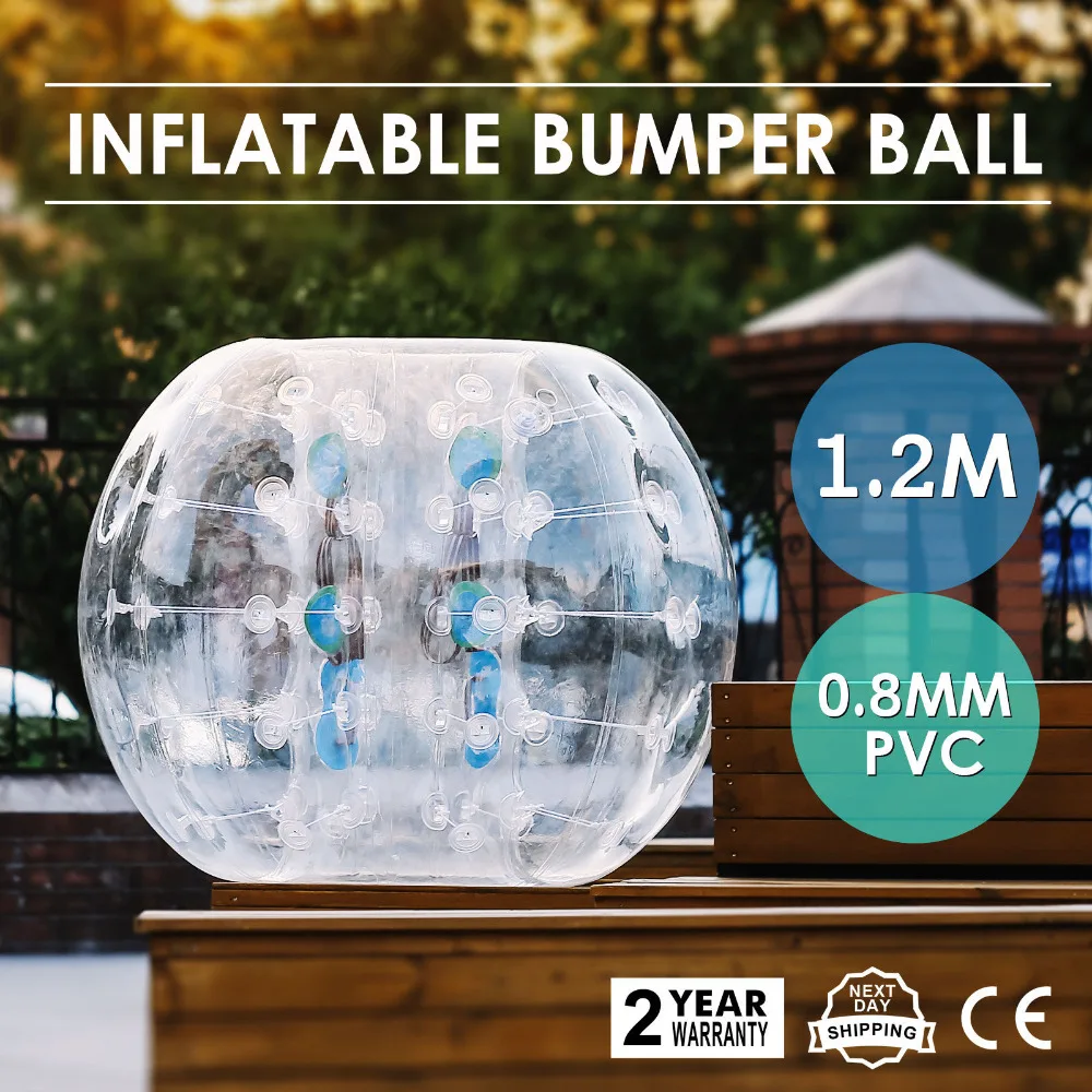 

USA Free Shipping ! 1.2M Body Inflatable Bumper Football Ball Human Bubble Soccer Ball