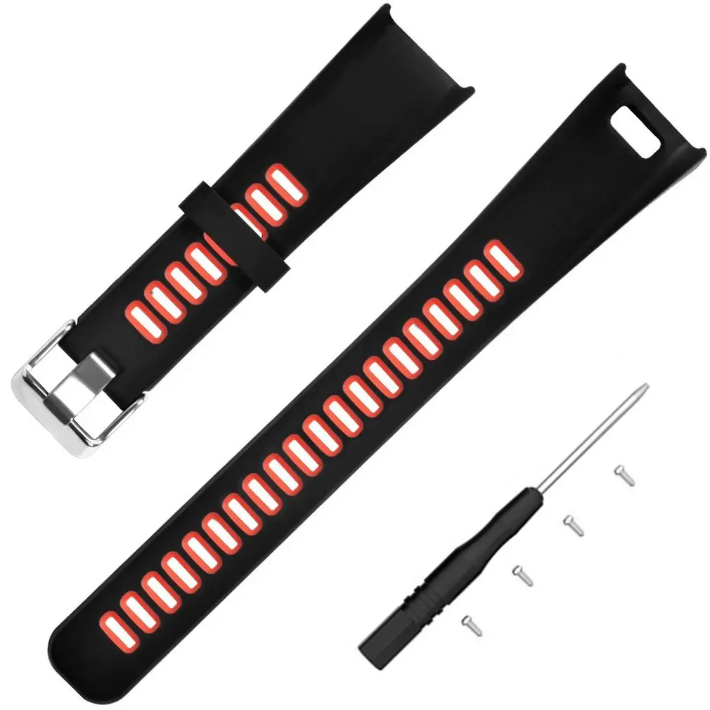 

For Garmin Vivosmart Hr Two-tone Strap Two-tone Watchbands Bracelet Extended Version Large With Screwdriver