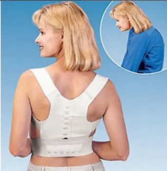 Magnetic Therapy Posture Corrector Body Back Pain Belt Brace Shoulder Support
