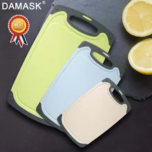 Дамасский пищевой полипропиленовый разделочный блок Нескользящая разделочная доска Антибактериальная овощная разделочная доска пищевой кухонный инвентарь для тонкой нарезки