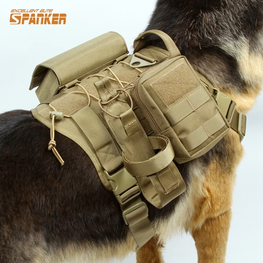 Buy Tactical Patrol Dog Harness Vest Suit Load Bearing