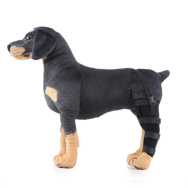 Dog Leg Brace Elbow Protector Puppy Dogs Rear Leg Brace Canine Hind Hock Wraps After Operation Recovery