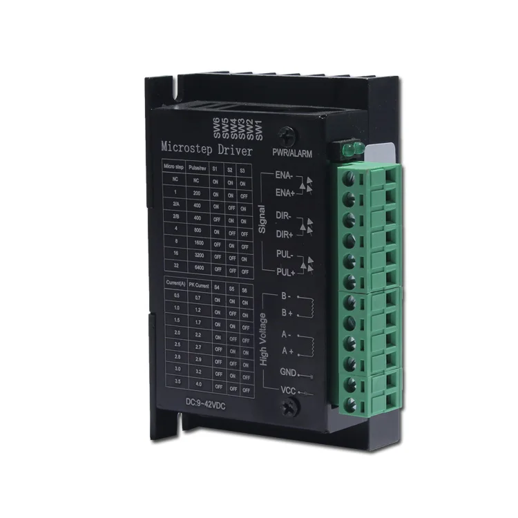 

ree shipping TB6600 stepper motor driver 2phase 9-42VDC 4A for NEMA17 NEMA23 motor CNC router controller for 3D printer