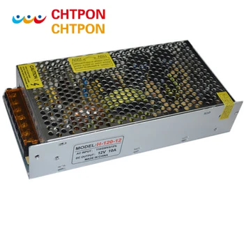 

1Pcs 10A 120W lighting Transformers 100V -265V AC to DC 12V Switch Power Supply Adapter Converter For RGB LED Strip light Driver