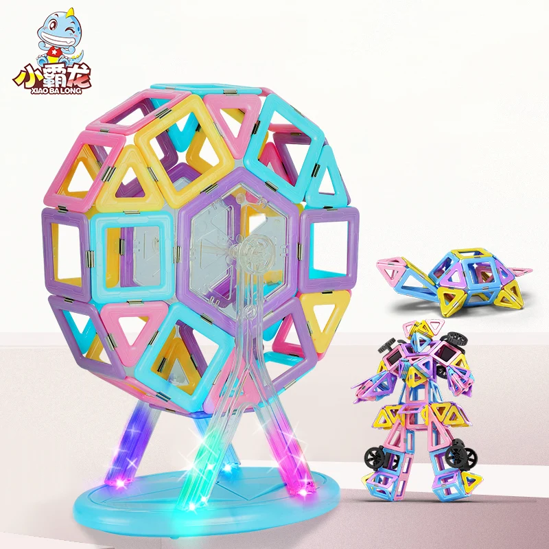 

Large Size 99/139/177pcs Magnetic Blocks Magnetic Designer Construction 3D Model Magnetic Blocks Educational Toys For Children