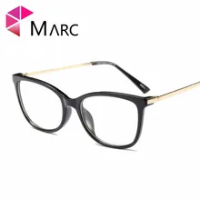 Марка WO мужские Оптические очки черные оправы Простые Стеклянные очки Брендовые очки дизайн ретро кошачий глаз классические пластиковые мужские розовые