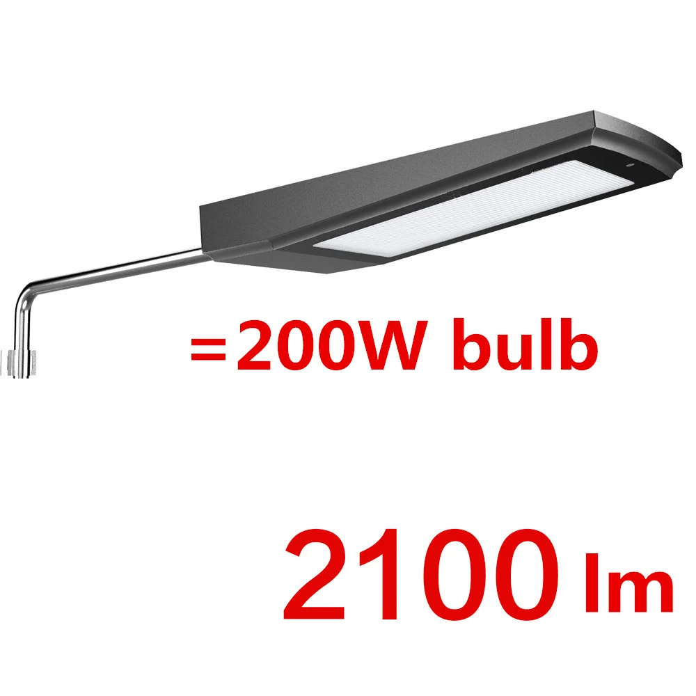 

Bright 108leds Waterproof Rainproof IP65 15W LED Solar Light Street Lamp for Backyard Garden Park Road Streetlight Lighting