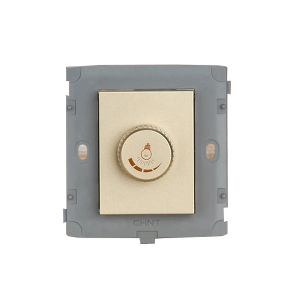 

CHINT Electric NEW2K Light Champagne Gold Tuning Switch Module Dimmer Switch Module Speed Switch Module