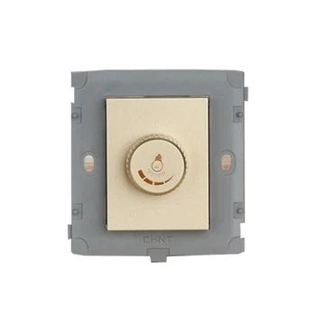 

CHINT Electric NEW2K Light Champagne Gold Tuning Switch Module Dimmer Switch Module Speed Switch Module
