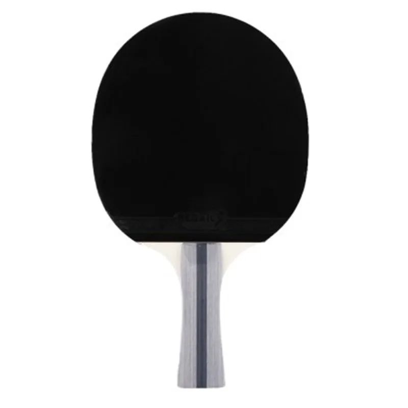 تنس طاولة بينغ بونغ مضرب اثنين هز اليد قبضة الخفافيش مجداف ثلاثة كرات ضوء تلميح الثقيلة مقبض تنس طاولة مضرب