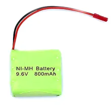 Двухэтажные 9,6 V 800 mAh 8xaaa ni-mh RC Перезаряжаемые Батарея пакет с JST Разъем для RC автомобили жестокие радиоуправляемые игрушки