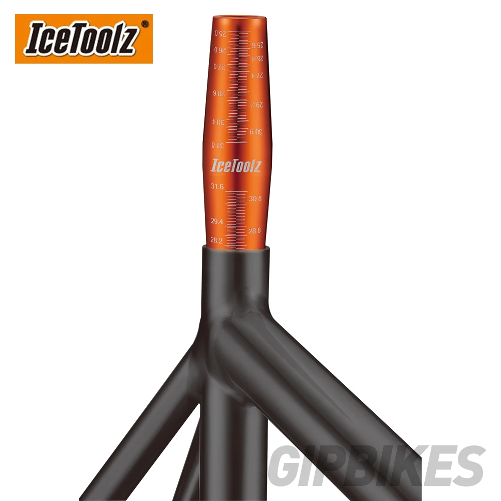 Icetoolz E325 велосипеда куколки сиденье трубчатый манометр велосипед инструменты