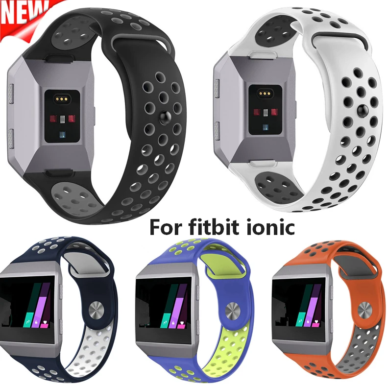 

COMLYO Silicone Sport Strap for Fitbit Ionic Band Sport bracelet for Fitbit Ionic smart watch Replacement wristband watchband