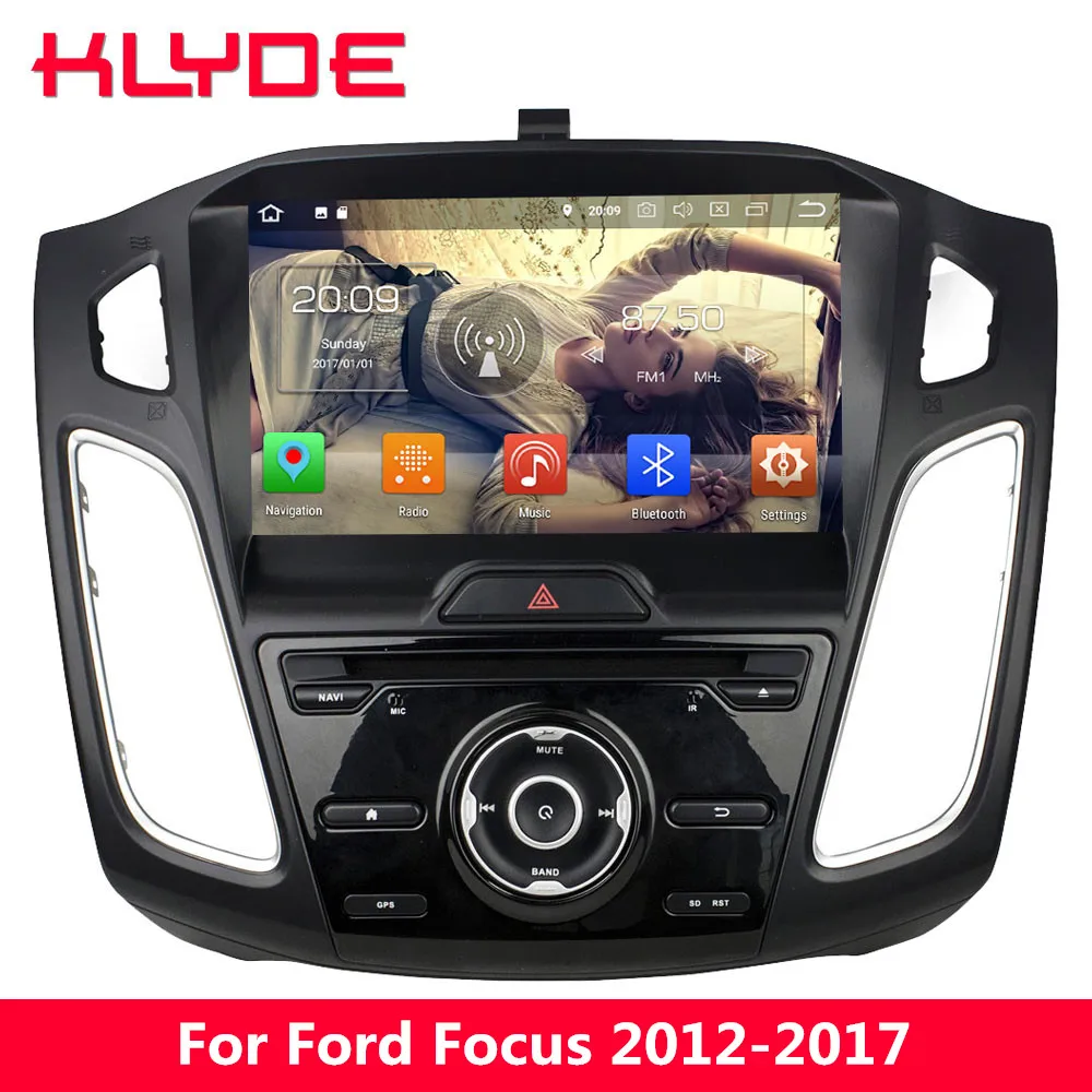 

KLYDE 9" Octa Core 4G WIFI Android 8.0 7.1 4GB RAM 32GB ROM Car DVD Player Radio Stereo GPS Navigation For Ford Focus 2012-2017