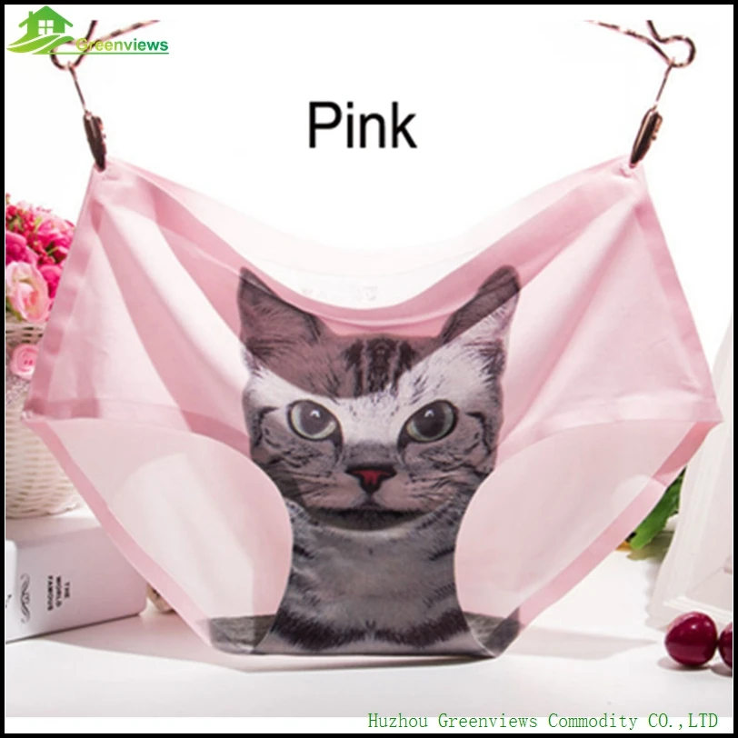 2Pcs/lot One size suit all New Arrvial Women Fashion Ear Underwear Cat