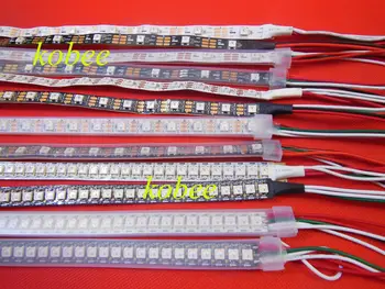 

1m/5m WS2812B Smart led pixel strip,Black/White PCB,30/60/144 leds/m WS2812 IC;WS2812B/M 30/60/144 pixels,IP30/IP65/IP67 DC5V