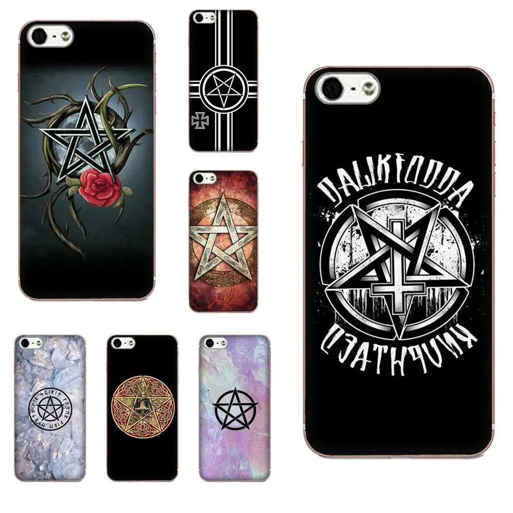 Пентаграмма для Huawei Honor 4C 5A 5C 5X 6 6A 6X 7 7A 7C 7X 8 8C 8S 9 10 10i 20 20i Lite Pro TPU Coque Case