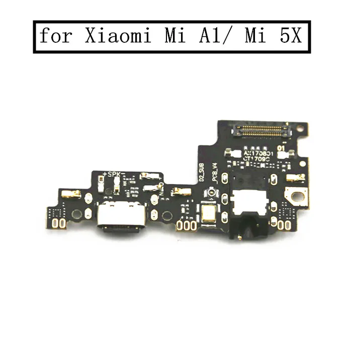 Для Xiaomi Mi A1 5X USB зарядный порт док-разъем Печатная плата гибкий кабель + разъем для